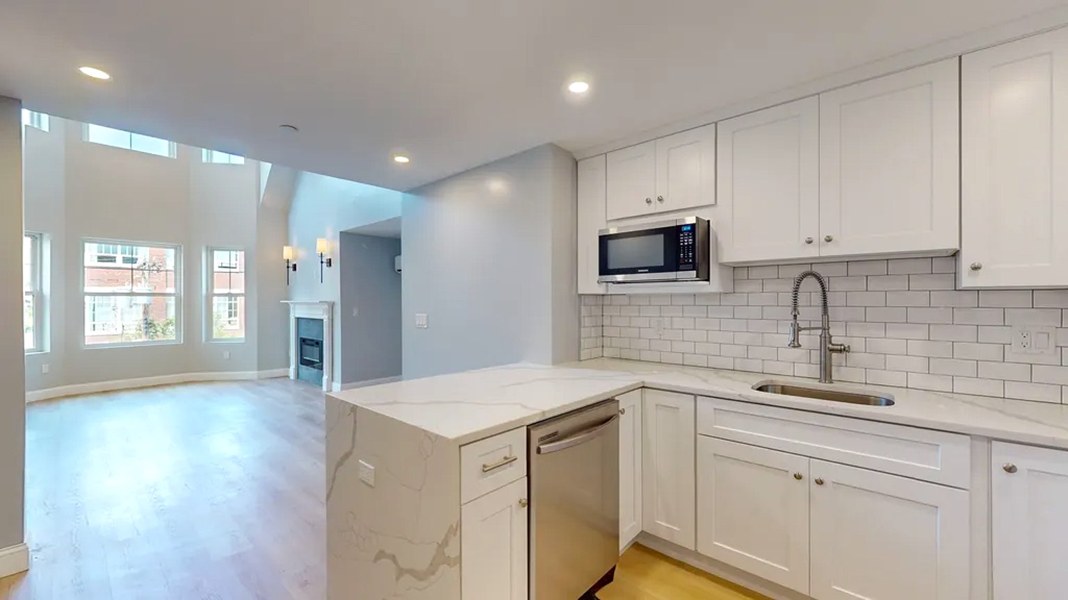 The Vanguard — open-plan kitchen and living